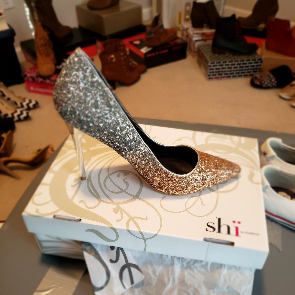 Unicorn poop heels